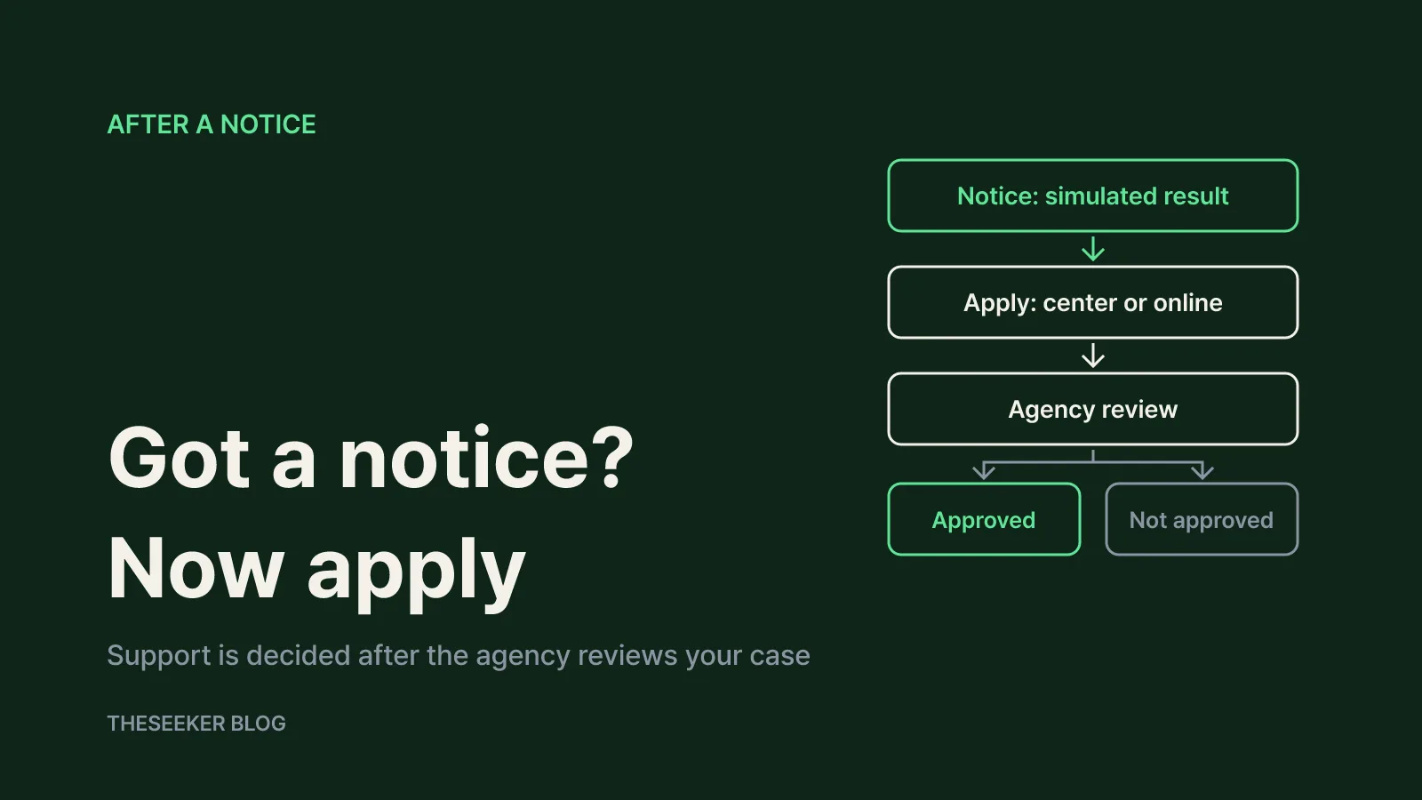 What to do after you receive a notice